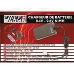 Chargeur de batterie d&#039;Airsoft 8.4v-9.6v NiMH Swiss Arms