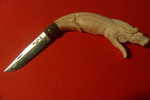 Fait main-Couteau Opinel,Couteau Collection Sculpté Buffle
