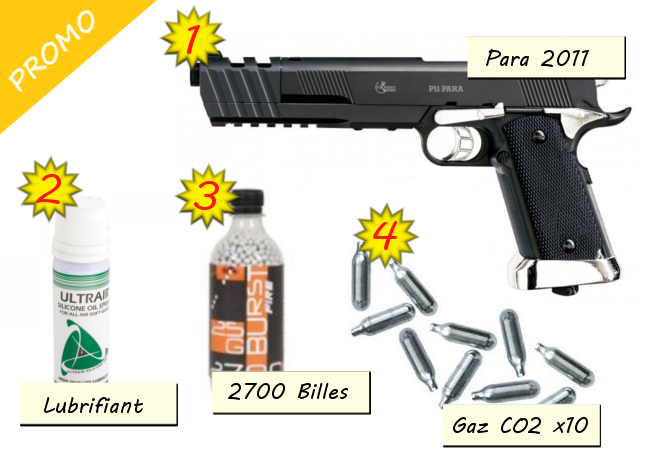 Airsoft,cartouche co2 pour replique,carabine co2,pistolet bb - Les 3 cannes