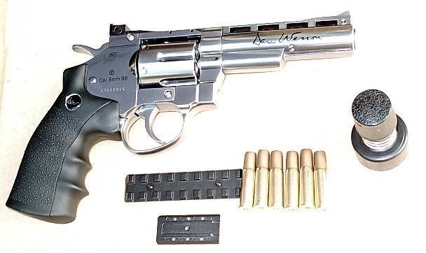 Dan Wesson Airsoft-ASG,PROMO Revolver Airsoft CO2 full métal - Les 3 cannes
