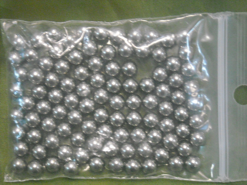 Lot de 100 Billes d'Acier 6mm Fronde Lance Pierre ou Airsoft