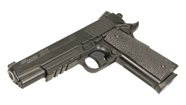 SIG 1911 BLACKWATER replique full metal+ABS CO2 - Les 3 cannes