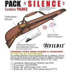 Fusil silencieux-PACK Yildiz carabine silence calibre 410