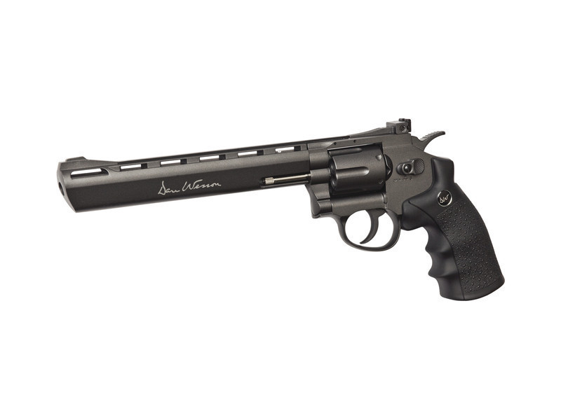 Dan Wesson Noir 8 Revolver Co2 Billes d'acier black metal - Les 3