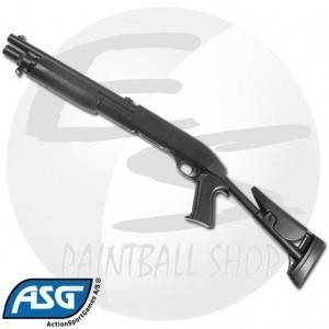 AIRSOFT - Fusil a pompe a bille FRANCHI SAS 12 TACTICAL 1.2J - Les 3 cannes