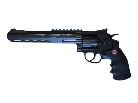 RUGER SUPER HAWK NOIR Airsoft 4 joules co2 - 8 pouces - - Les 3 cannes