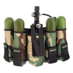 Harnais PAINTBALL SWAP 4 emplacements +1 - couleur camo/kaki