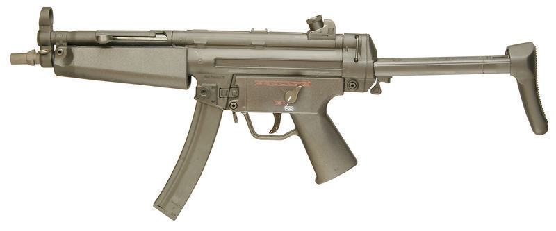 MP5 - PM5 A4 Airsoft 6 mm - Co2 G&G - Les 3 cannes